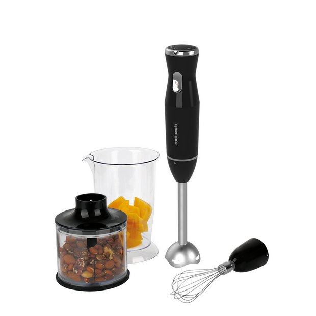 Cookworks hand blender 600W stainless steel blades with beaker (British brand)