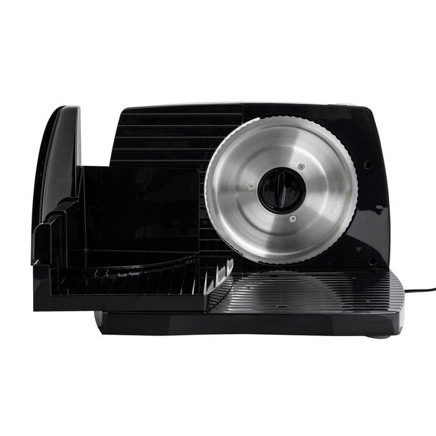 Cookworks Food Slicer with stainless steel blade and adjustable thickness, imported from the UK
