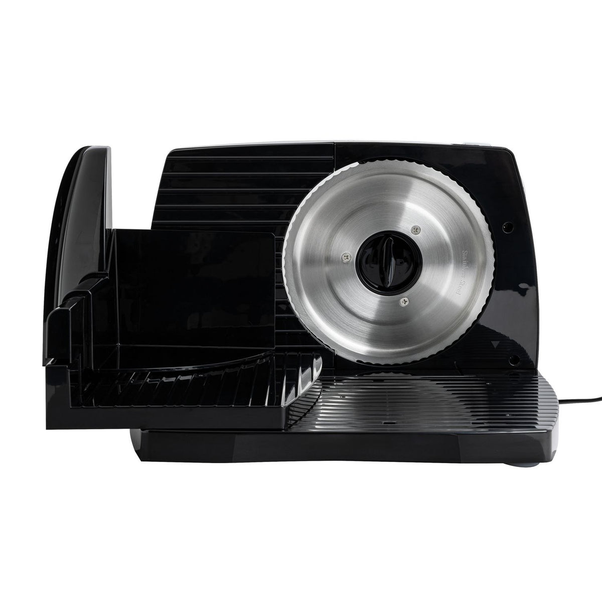 Cookworks Food Slicer with stainless steel blade and adjustable thickness, imported from the UK