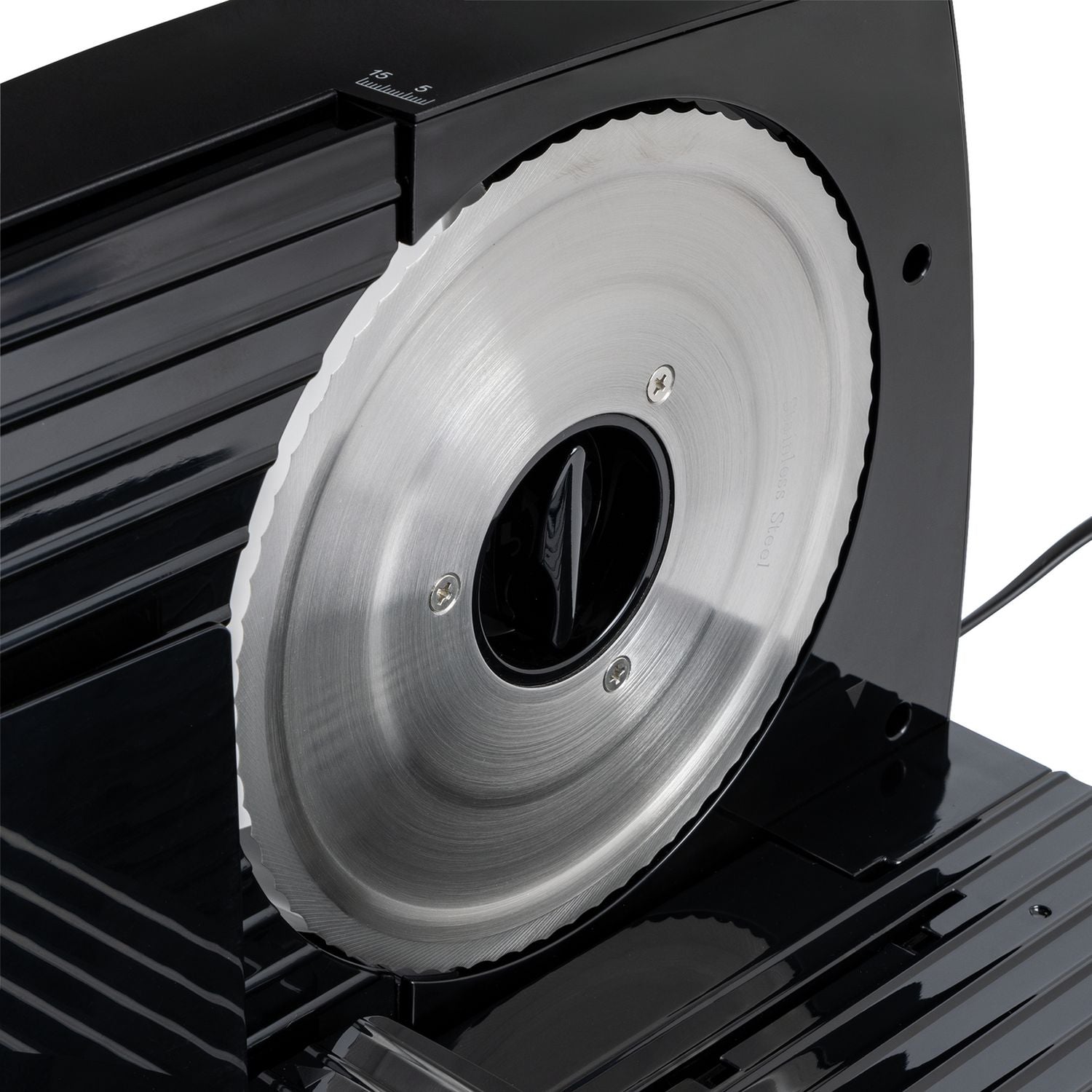 Cookworks Food Slicer with stainless steel blade and adjustable thickness, imported from the UK
