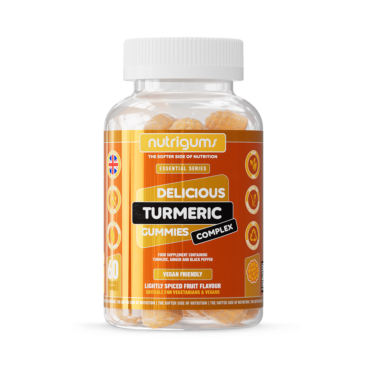 Nutrigums Turmeric Complex gummies 60 count - British product