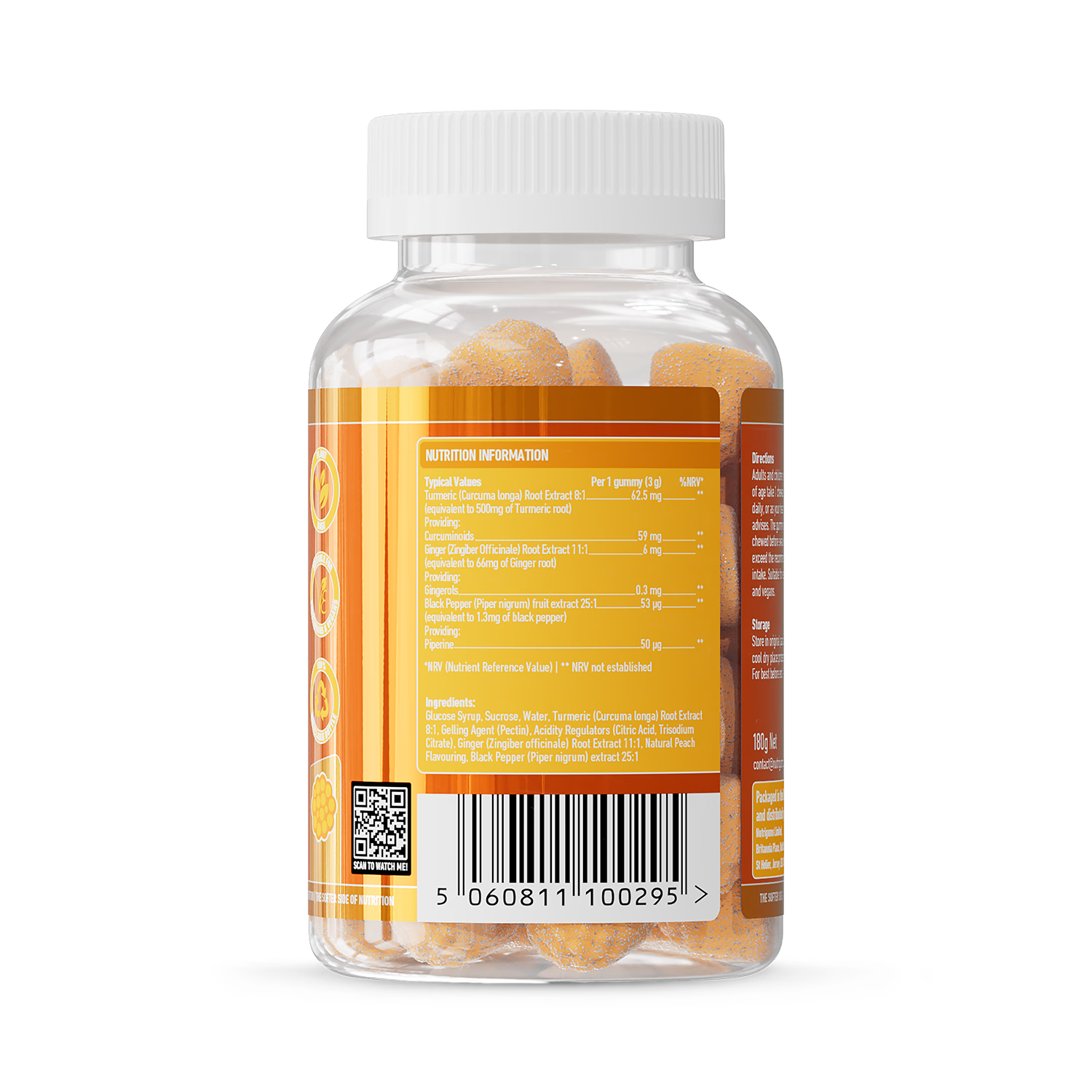 Nutrigums Turmeric Complex gummies 60 count - British product