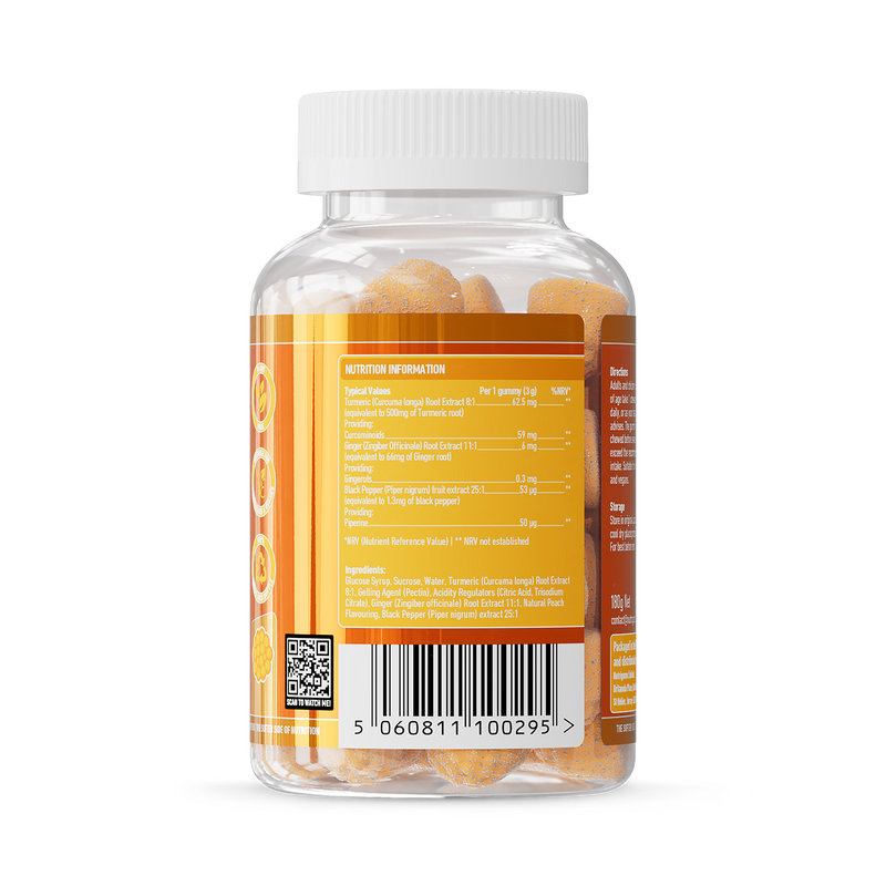 Nutrigums Turmeric Complex gummies 60 count - British product