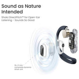 Shokz Openfit Air open-ear true wireless earbuds Black - British product