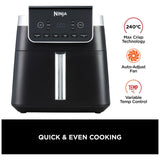 Ninja MAX PRO Air Fryer 6.2L, imported from the UK