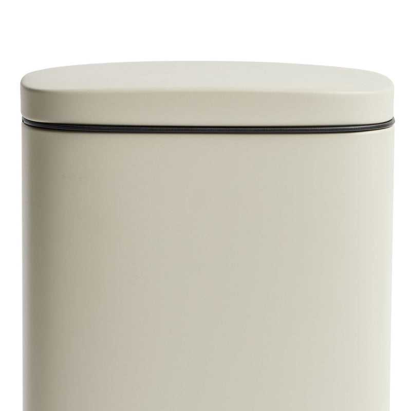 Home rectangular pedal bin Natural 5 litre - British product