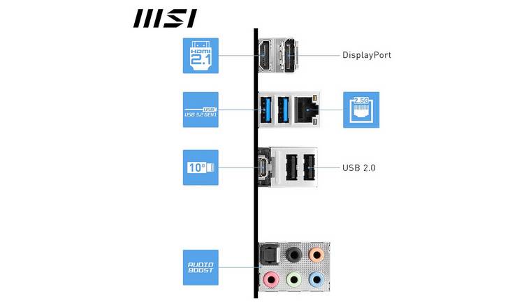 MSI B760 Gaming Plus WiFi motherboard ATX (British brand)