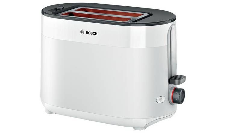 Bosch TAT2M121GB MyMoment Delight 2 Slice Toaster - White GOODS Argos