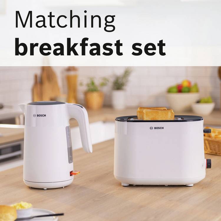 Bosch MyMoment toaster white, UK version