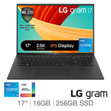 LG Gram 17 inch laptop Intel Core i5, imported from the UK