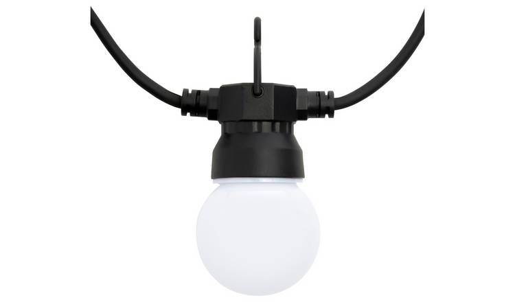 Habitat warm white festoon string light 30 bulbs, imported from the UK