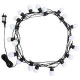 Habitat warm white festoon string light 30 bulbs, imported from the UK