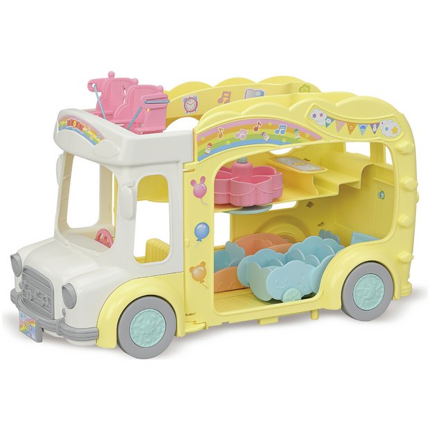 Sylvanian Families Rainbow Fun Nursery Bus - British product