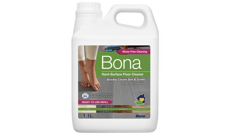 Bona hard surface floor cleaner 1.1 litre, imported from the UK