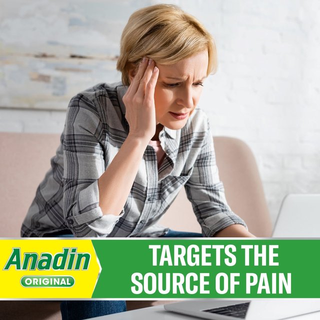 Anadin Original Aspirin Pain Relief Headache Caplets   16 per pack GOODS M&S   