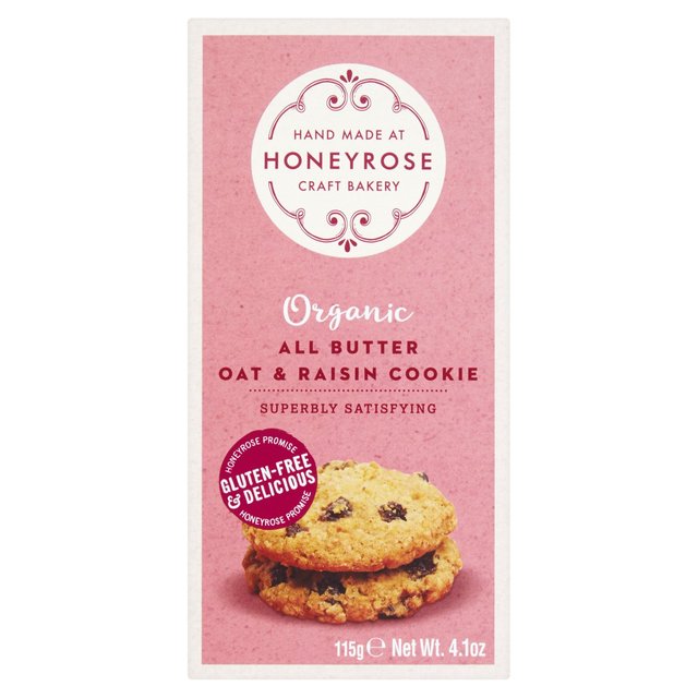 Honeyrose All Butter Oat & Raisin Cookies   115g