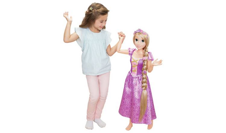 Disney Princess Rapunzel doll 86cm with braided hair, UK version