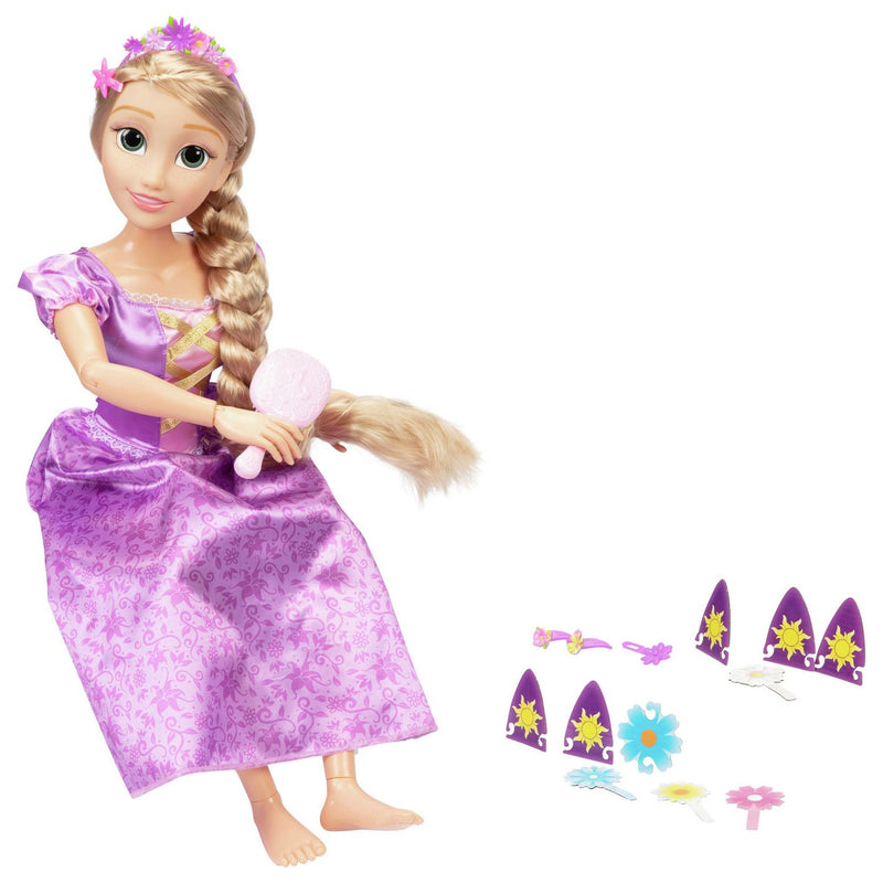 Disney Princess Rapunzel doll 86cm with braided hair, UK version