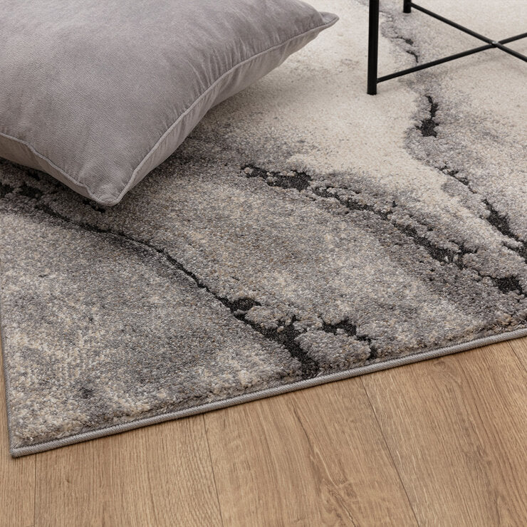 Asiatic Mirage rug Oasis Grey 160x230 cm, imported from the UK
