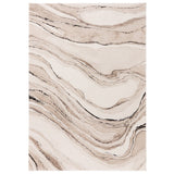 Asiatic Mirage quartz beige rug in two sizes, UK version