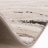 Asiatic Mirage quartz beige rug in two sizes, UK version
