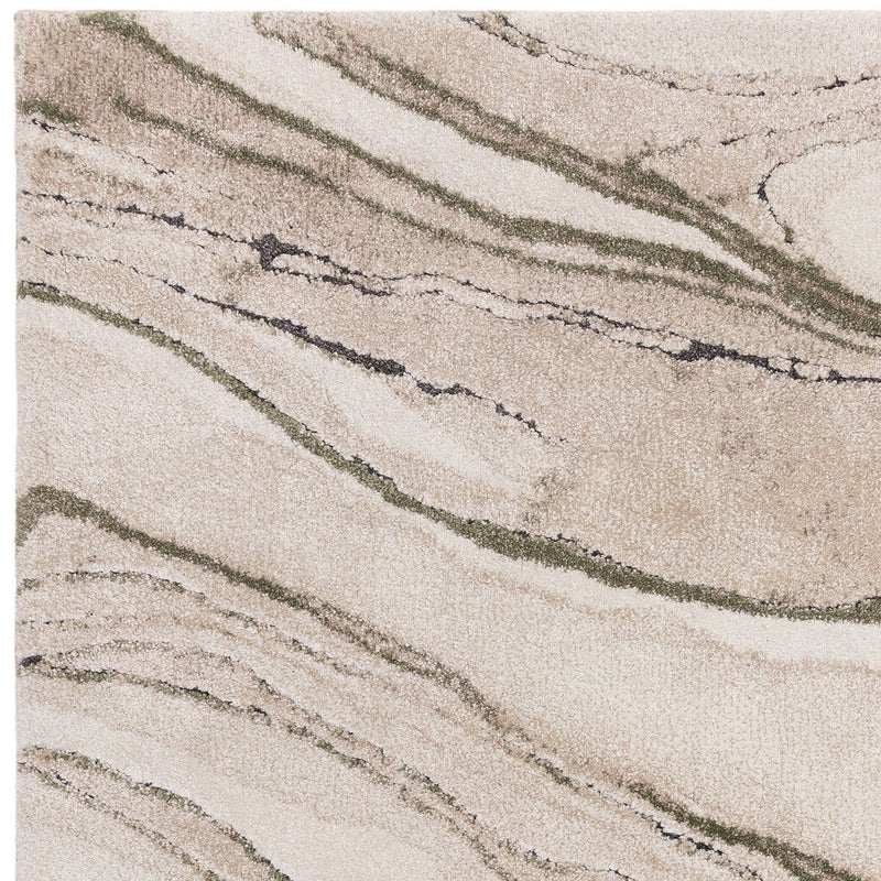 Asiatic Mirage Quartz Green rug in two sizes - British product