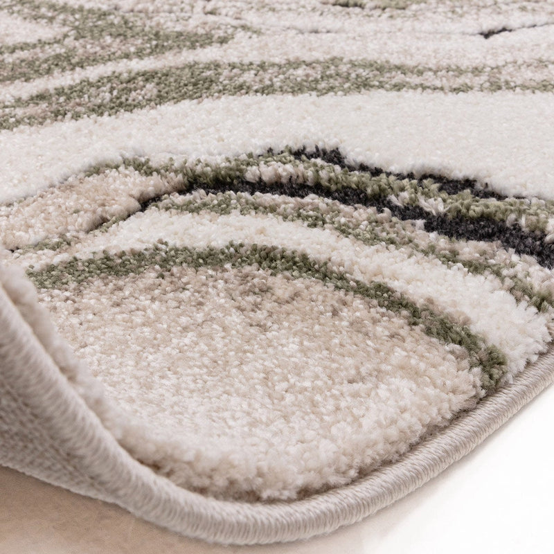 Asiatic Mirage Quartz Green rug in two sizes - British product