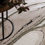 Asiatic Mirage Quartz Green rug in two sizes - British product