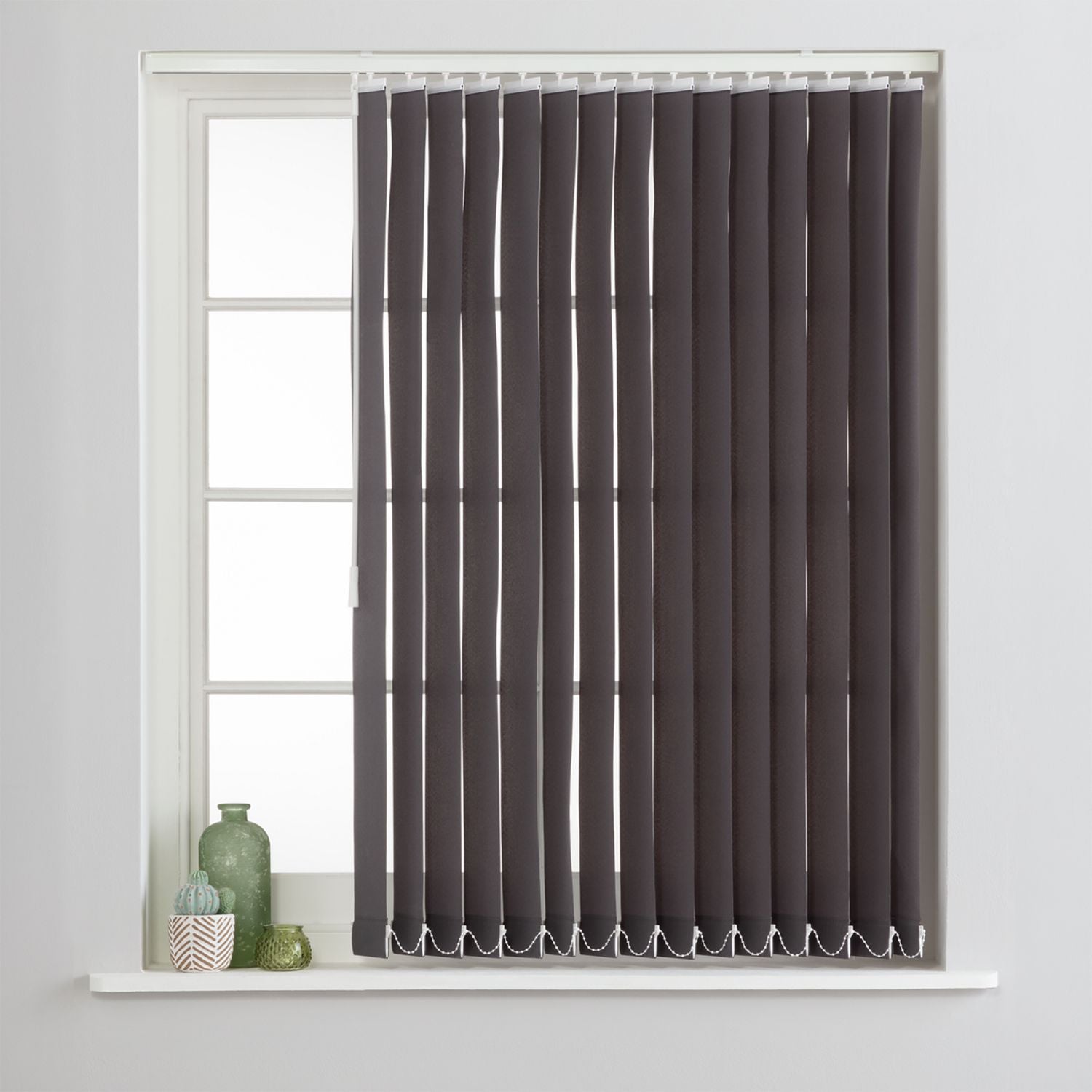 Argos Home Grey Vertical Blind - 180cm