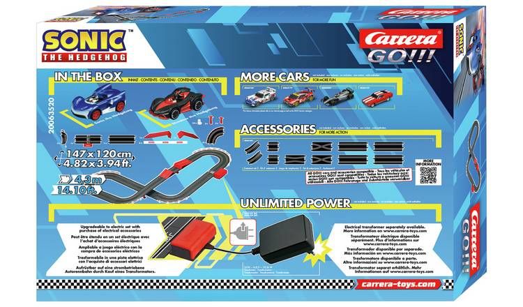 Carrera GO!!! B/O Sonic The Hedgehog 4.3M Slot Racing Set