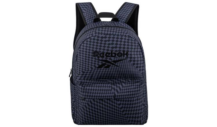 Reebok Check Backpack grey splashproof daily backpack UK version