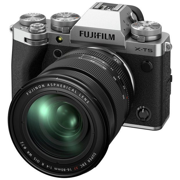 Fujifilm X-T5 mirrorless camera with 16-80mm lens - British product