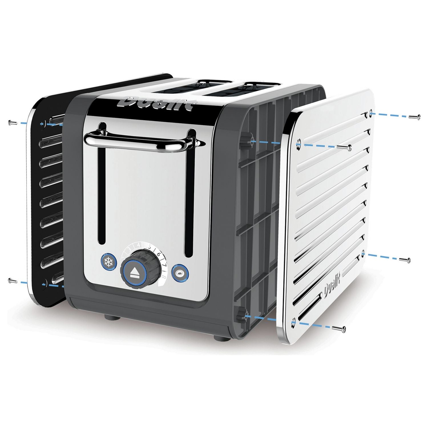 Dualit Architect 2 slice toaster grey (British brand)