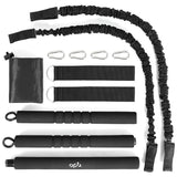 Opti resistance bar set with padded grip and fabric bands, UK version