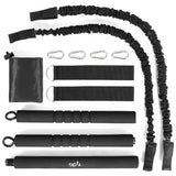 Opti resistance bar set with padded grip and fabric bands, UK version