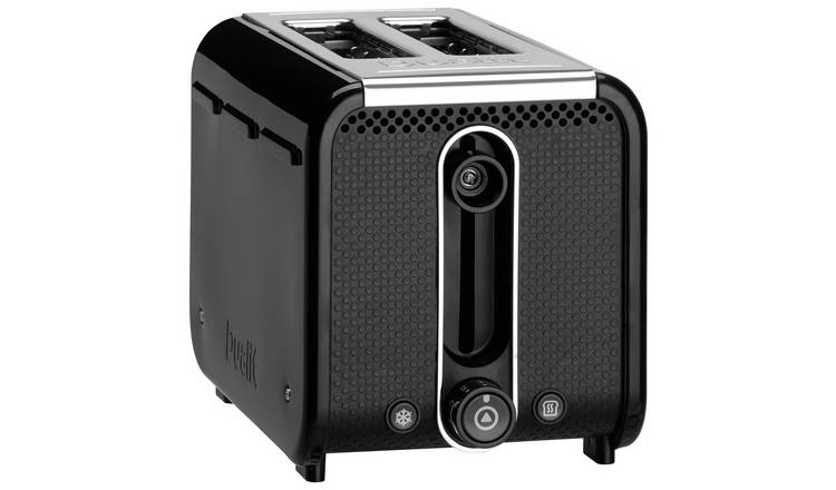 Dualit Studio 2 slice toaster in black gloss (British brand)