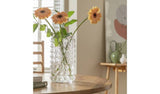 Habitat tall bobble glass vase 27.7cm, imported from the UK