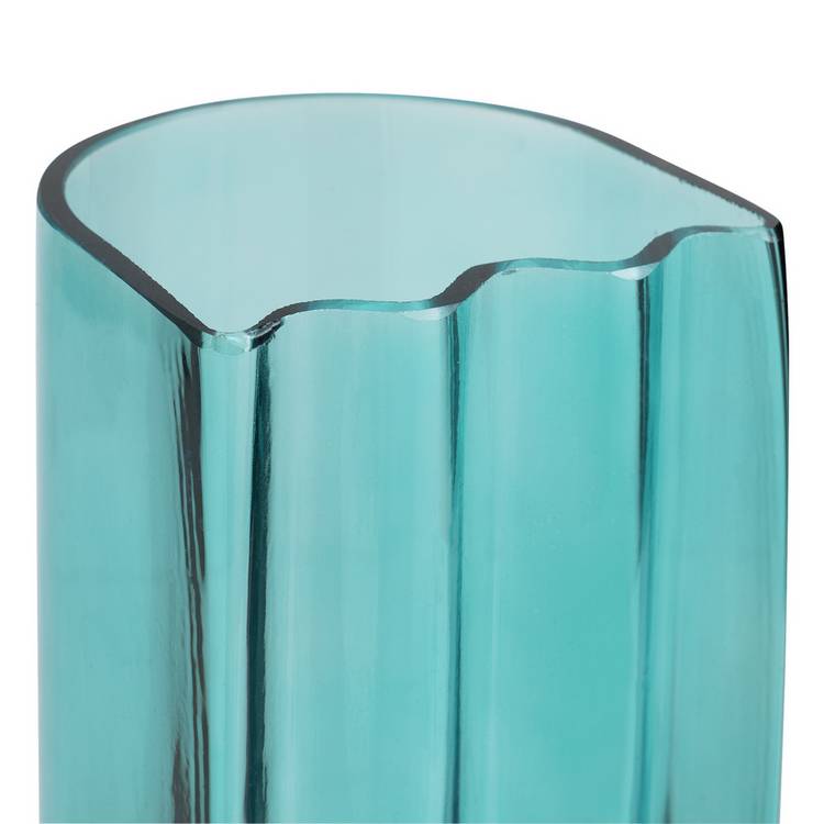Habitat Wiggle glass vase small blue - British product