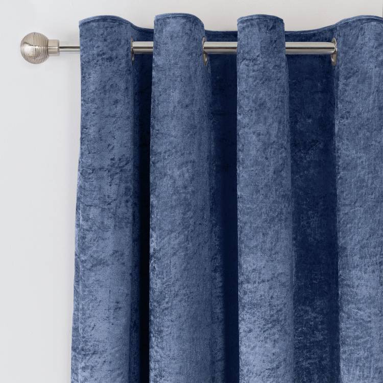 Argos Home navy curtains 117x183cm, UK version