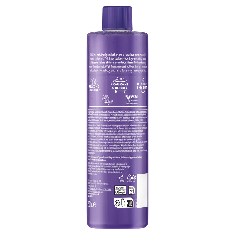 Imperial Leather Relaxing Bath Soak 850ml, imported from the UK