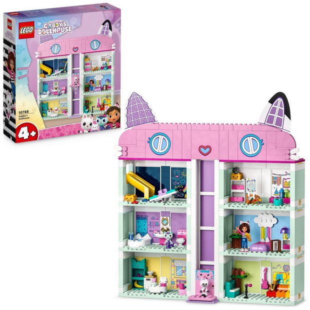LEGO Gabby's Dollhouse playset with 4 figures, UK version