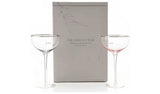 Amore Love Coupe Champagne Glasses set of 2 - British product