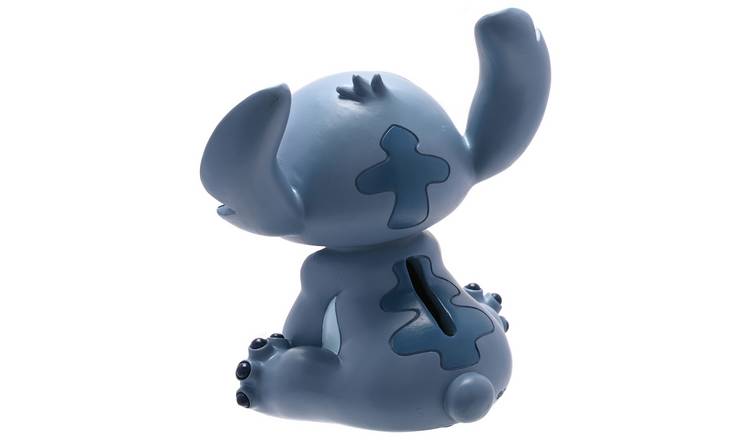 Disney Stitch resin money bank blue vintage finish (British brand)