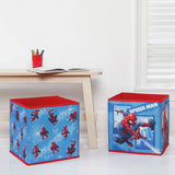 Disney Spiderman storage boxes pack of 2 30cm - British product