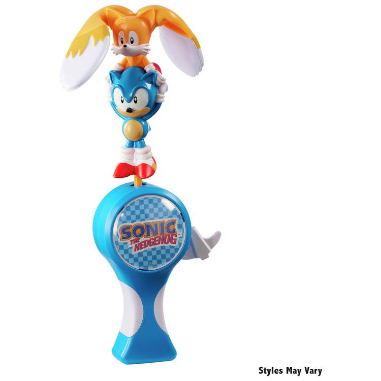 Flying Heroes Sonic & Tails action figures with rip-cord, UK version