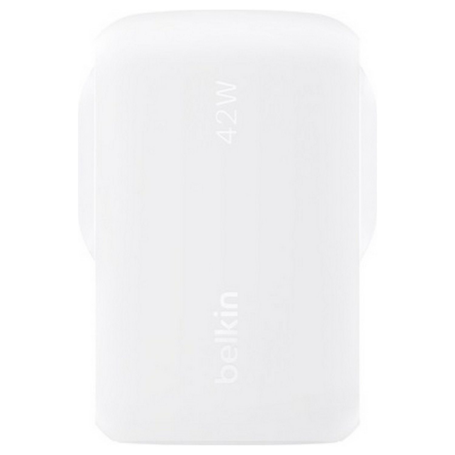 Belkin dual port USB C and USB-A charger 42W - British product