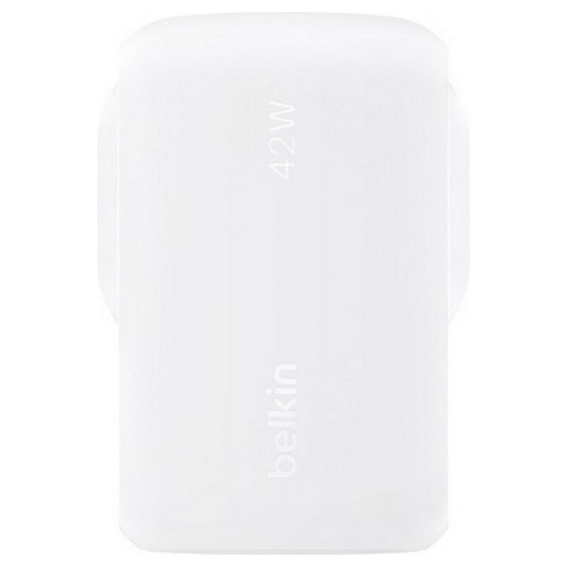 Belkin dual port USB C and USB-A charger 42W - British product