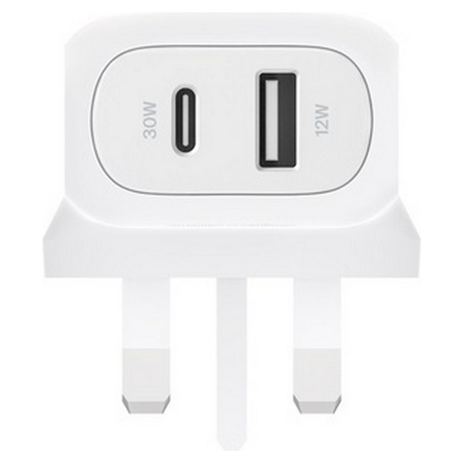 Belkin dual port USB C and USB-A charger 42W - British product