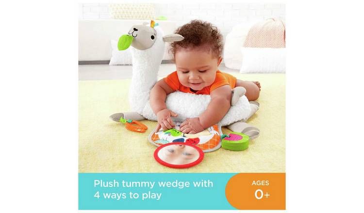 Fisher-Price Grow-with-Me Llama Tummy Time Wedge GOODS Argos