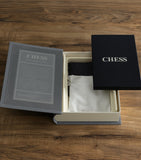 Vintage bookshelf chess board game (British brand)